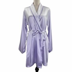JONES New York Lavender Purple Tie Waist Robe